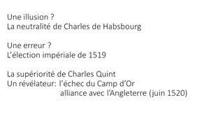 Cours Histoire Veronique Larcade : Fraçois 1er partie2